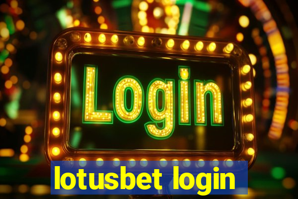 lotusbet login